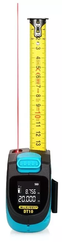 Лазерный уровень Xiaomi MILESEEY Laser Ranging Tape Measure DT10 40 м Gray (Серый)