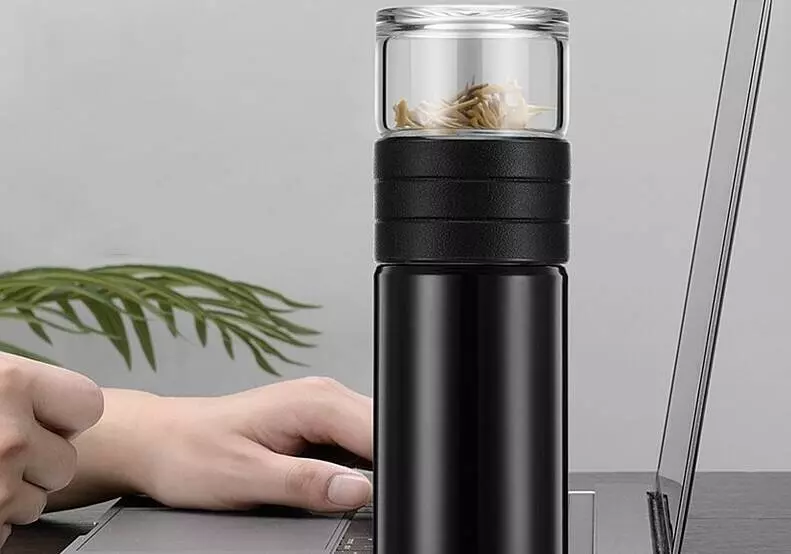Термос заварочный Xiaomi Pinztea Tea Water Separation Cup (0,3 л) Black (Черный) Термос заварочный Xiaomi Pinztea Tea Water Separation Cup (0,3 л) Black (Черный)