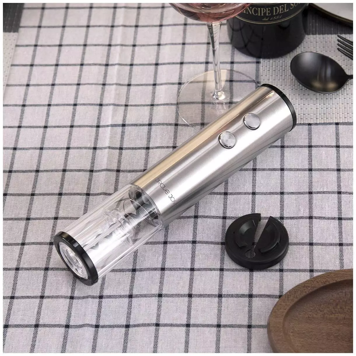 Штопор Circle Joy Round Stainless Steel Electric Wine Opener CJ-EKPQ01 Silver (Серебристый) Штопор Circle Joy Round Stainless Steel Electric Wine Opener CJ-EKPQ01 Silver (Серебристый)