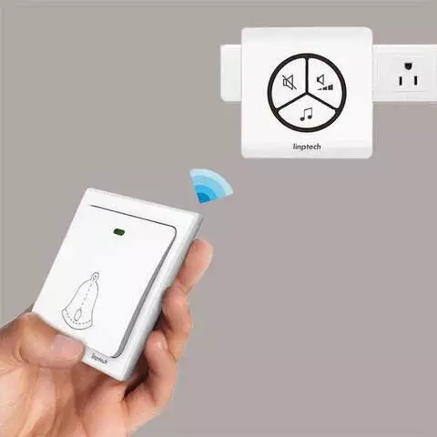 Беспроводной дверной звонок Xiaomi Linptech Self Powered Wireless Doorbell G1 White (Белый) EU