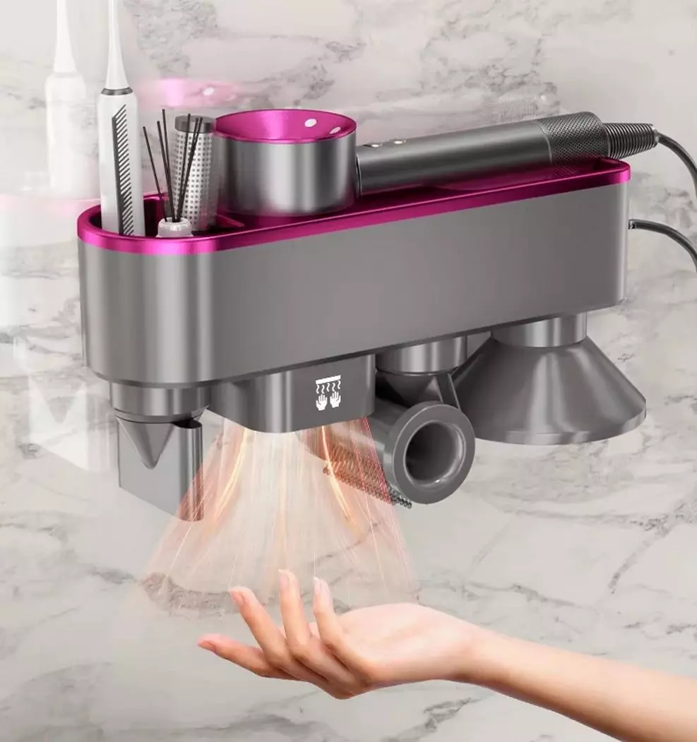 Сушилка-держатель для фена Dyson Pink (Розовый) Сушилка-держатель для фена Dyson Pink (Розовый)