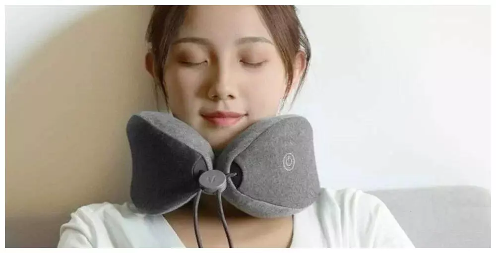 Массажная подушка дорожная Xiaomi Lefan LF-TJ001 Gray (Серый) Массажная подушка дорожная Xiaomi Lefan LF-TJ001 Gray (Серый)