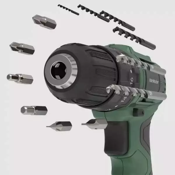 Аккумуляторная дрель-шуруповерт MarsWorker 12V Lithium Drill (MSBLID1201-04) Green (Зеленый) Аккумуляторная дрель-шуруповерт MarsWorker 12V Lithium Drill (MSBLID1201-04) Green (Зеленый)