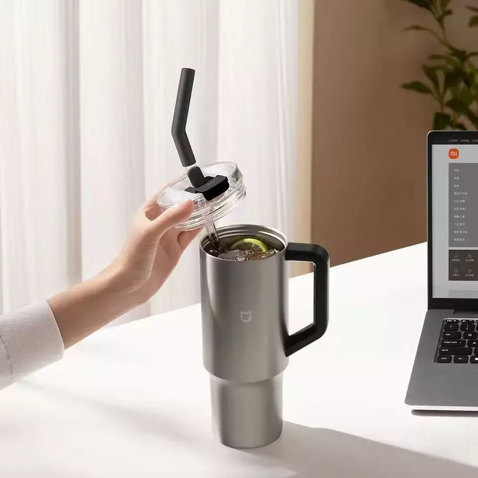 Термокружка Xiaomi Mijia Sippy Cup (MJXGB01RM) 1л Gray (Серый) CN