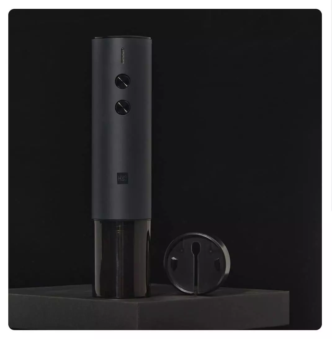 Штопор Huo Hou Electric Wine Opener HU0120 (в подарочной упаковке) Black (Черный)