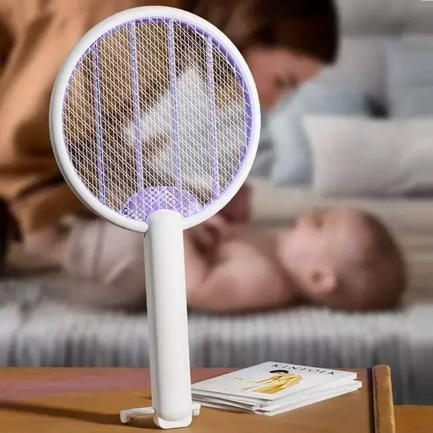 Электрическая мухобойка Qualitell Powerful Electric Mosquito Swatte C3 (ZSC230911) White (Белый)