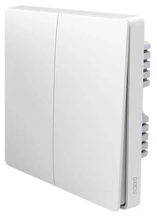 Выключатель двухклавишный Aqara Smart Light Control (QBKG03LM) White (Белый)