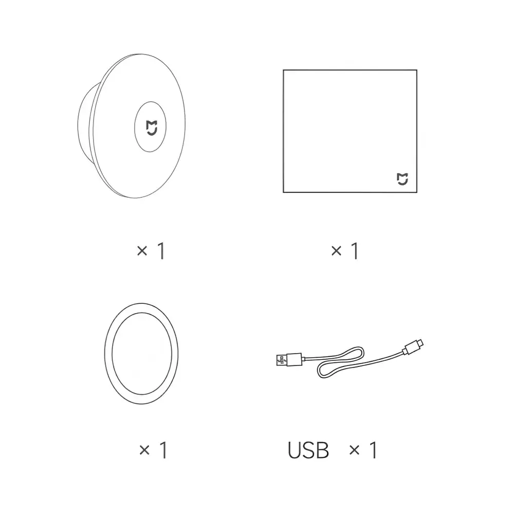 Ночник Xiaomi Mijia Night Light 3 (9290041696) White (Белый) Ночник Xiaomi Mijia Night Light 3 (9290041696) White (Белый)