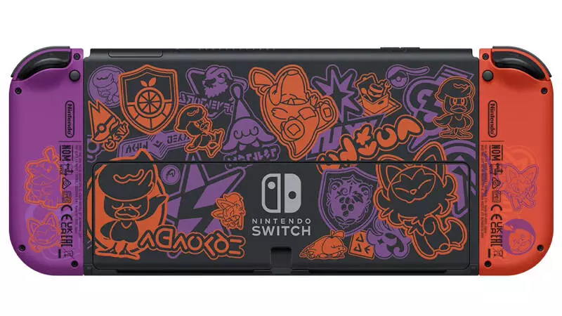 Игровая консоль Nintendo Switch OLED 64GB Pokemon Scarlet/Violet Edition (Красный/Фиолетовый) HK Игровая консоль Nintendo Switch OLED 64GB Pokemon Scarlet/Violet Edition (Красный/Фиолетовый) HK
