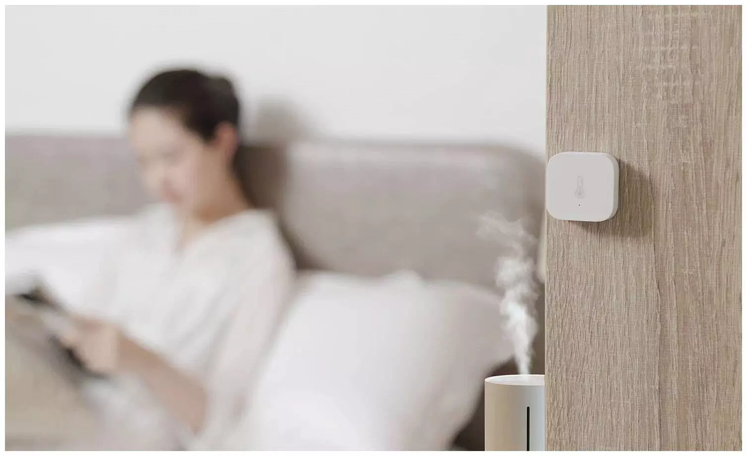 Комнатный активный датчик температуры и влажности Aqara Smart Home (WSDCGQ11LM)
