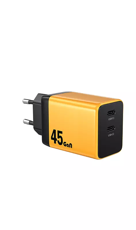 Сетевое зарядное устройство GaN 45W (c+c) WEKOME WP-U33 Сетевое зарядное устройство GaN 45W (c+c) WEKOME WP-U33