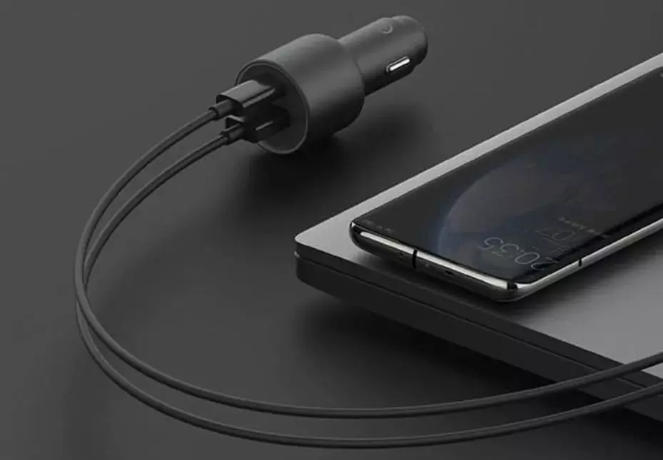 Автомобильное зарядное устройство Xiaomi Car Charger 1A1C 100W + кабель MDY-16-ER Black (Черный) Автомобильное зарядное устройство Xiaomi Car Charger 1A1C 100W + кабель MDY-16-ER Black (Черный)