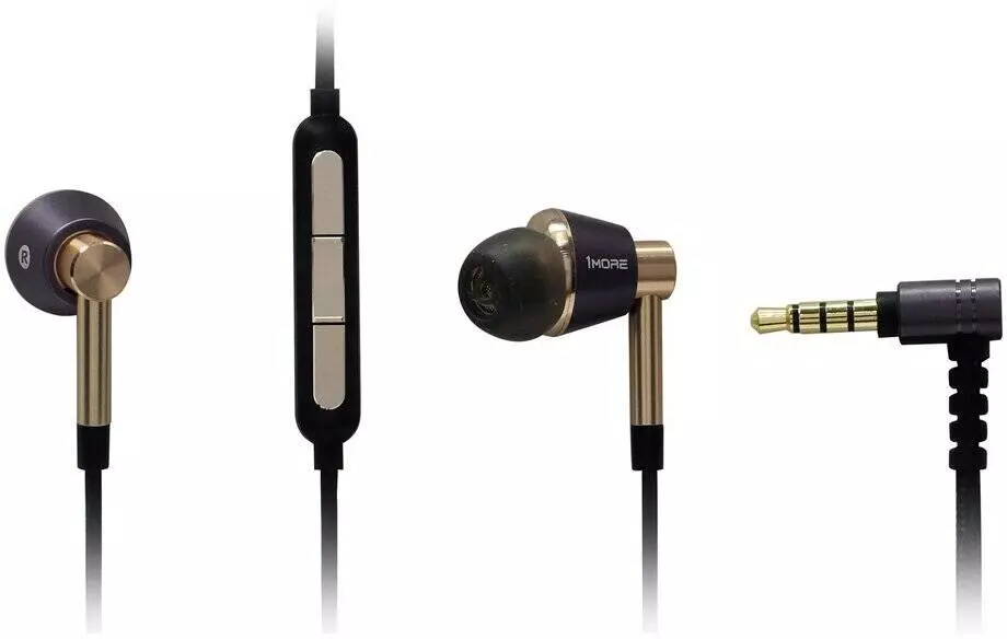 Наушники 1MORE Triple Driver (E1001BT) Gold (Золотистый) Global Version