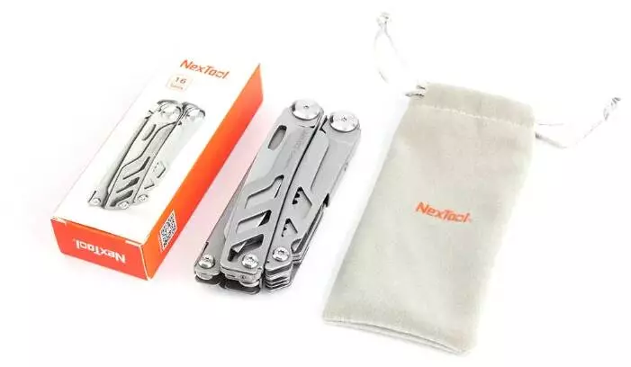 Мультитул NexTool Flagship Pro (KT5020B) (16 функций) с чехлом Silver (Серебристый) Мультитул NexTool Flagship Pro (KT5020B) (16 функций) с чехлом Silver (Серебристый)