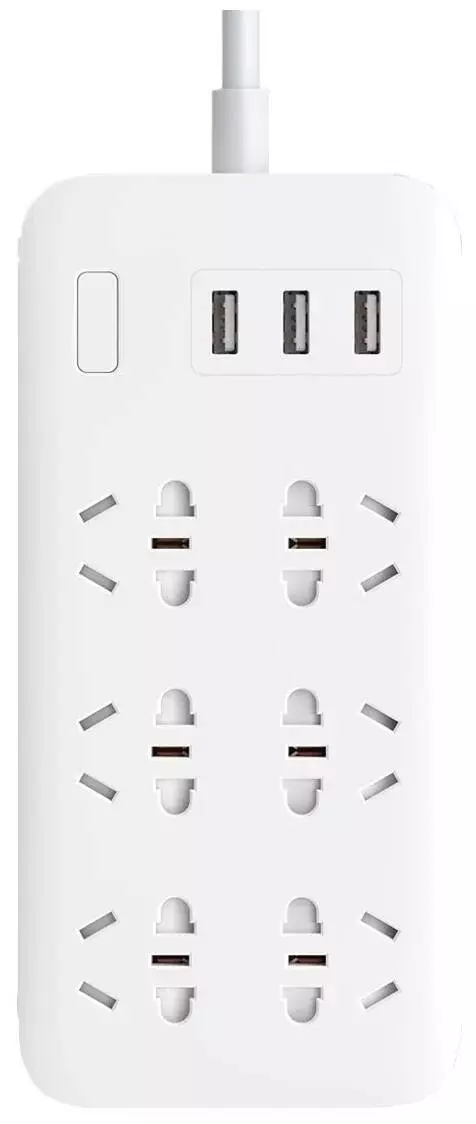 Удлинитель Xiaomi Power Strip 6 (CXB6-1QM) 1.8 м Удлинитель Xiaomi Power Strip 6 (CXB6-1QM) 1.8 м