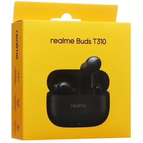 Беспроводные наушники Realme Buds T310 (RMA2303) Black (Черный) Беспроводные наушники Realme Buds T310 (RMA2303) Black (Черный)