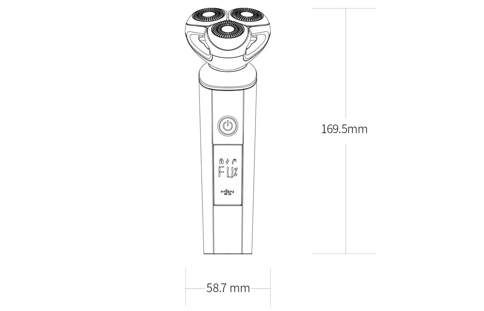 Электробритва Xiaomi MSN Three Blade Razor M3 Black (Черный) Электробритва Xiaomi MSN Three Blade Razor M3 Black (Черный)