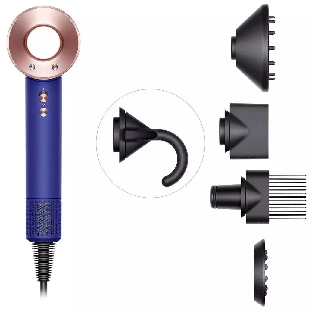 Фен Dyson Supersonic HD07 (Подарочный набор) Vinca Blue/Rose (Синий/Розовый) Global Version Фен Dyson Supersonic HD07 (Подарочный набор) Vinca Blue/Rose (Синий/Розовый) Global Version
