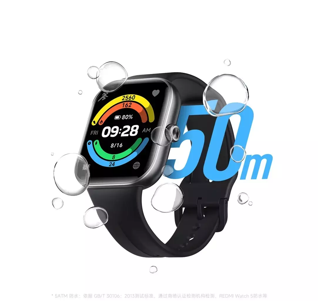 Смарт-часы Xiaomi Redmi Watch 5 (M2462W1) Black (Черный) Global Version Смарт-часы Xiaomi Redmi Watch 5 (M2462W1) Black (Черный) Global Version