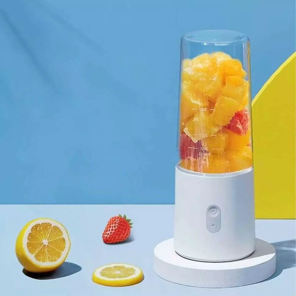 Портативная соковыжималка блендер Xiaomi Mijia Portable Juicer Cup (300ml) MJZZB01PL White (Белый) Портативная соковыжималка блендер Xiaomi Mijia Portable Juicer Cup (300ml) MJZZB01PL White (Белый)