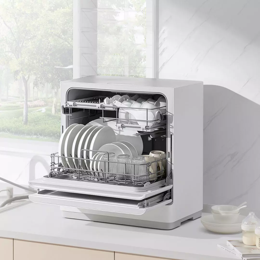 Посудомоечная машина Xiaomi Mijia Smart Desktop Dishwasher S1 (QMDW0501M) 5 Sets White (Белый) Посудомоечная машина Xiaomi Mijia Smart Desktop Dishwasher S1 (QMDW0501M) 5 Sets White (Белый)