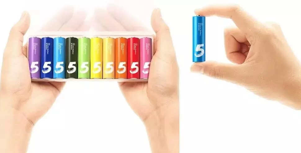 Батарейки ZMI Rainbow ZI5 Batteries типа AA 10 шт. (цветные)