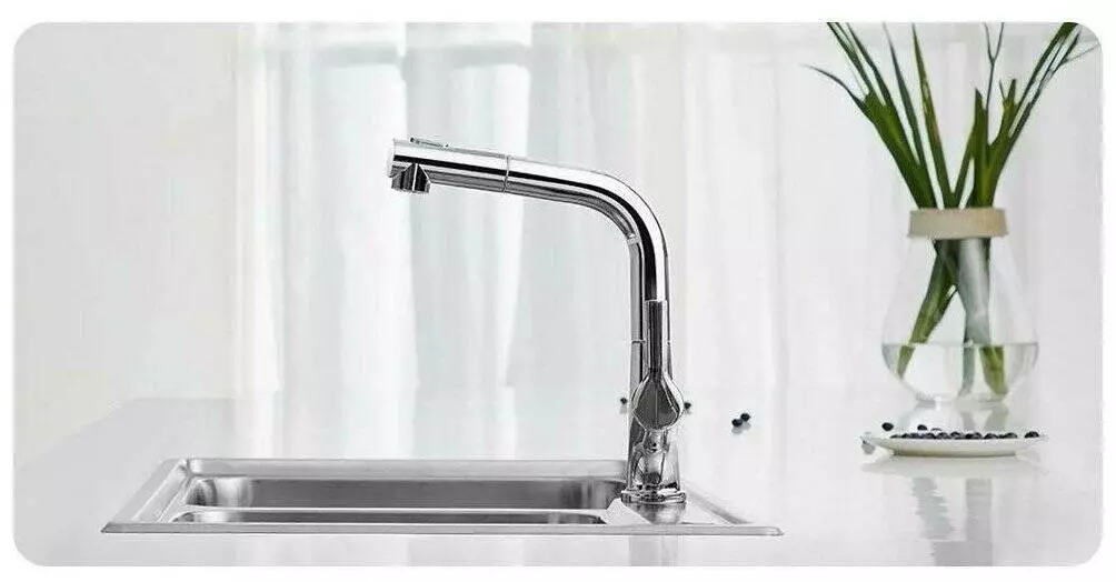 Смеситель с выдвижным изливом Xiaomi Diiib Large White Removable Kitchen Faucet (DXCF005) Silver (Серебристый) Смеситель с выдвижным изливом Xiaomi Diiib Large White Removable Kitchen Faucet (DXCF005) Silver (Серебристый)