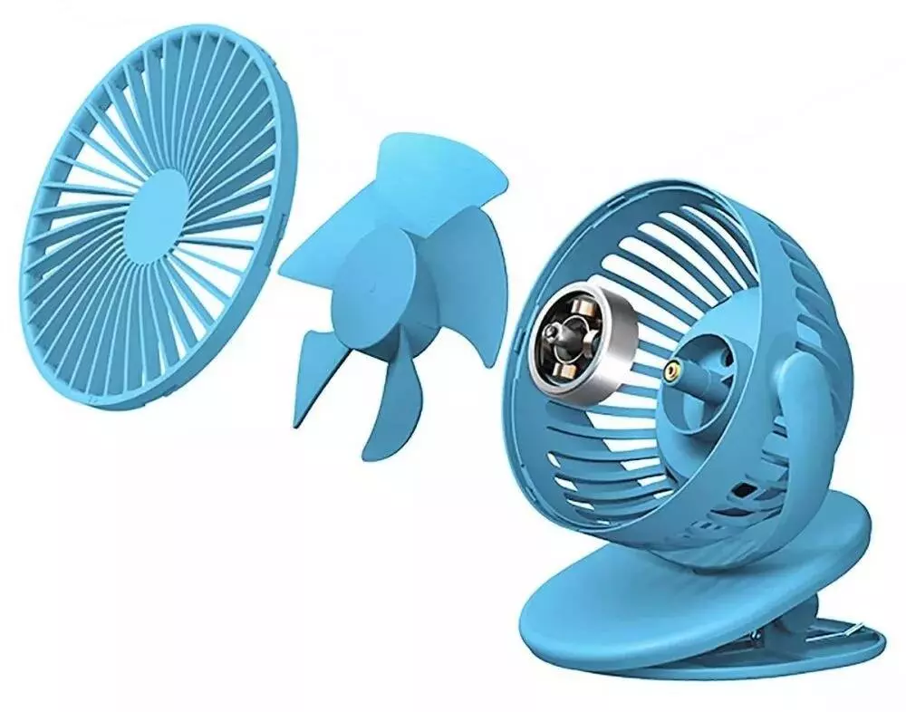 Настольный вентилятор Solove F3 Clip Nun Blue (Голубой) Настольный вентилятор Solove F3 Clip Nun Blue (Голубой)
