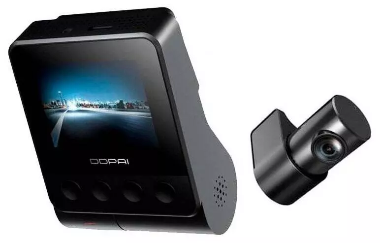 Видеорегистратор DDPai Z40 GPS Dual + камера заднего вида Black (Черный)