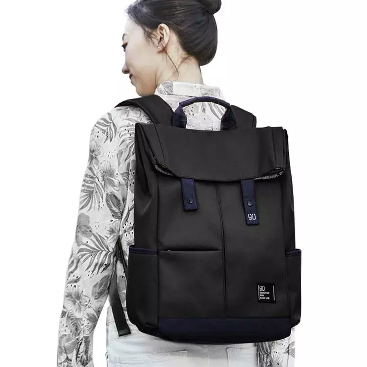 Рюкзак 90 Points Vibrant (with pocket) College Casual Backpack Black (Черный) Рюкзак 90 Points Vibrant (with pocket) College Casual Backpack Black (Черный)