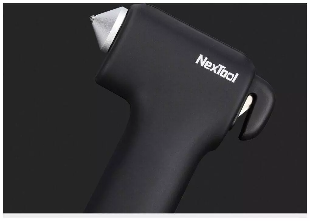Многофункциональный аварийный молоток Nextool Multifunctional Survival Hammer Black (Черный)
