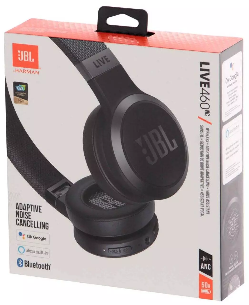 Беспроводные наушники JBL Live 460NC Black (Черный) Global Version Беспроводные наушники JBL Live 460NC Black (Черный) Global Version