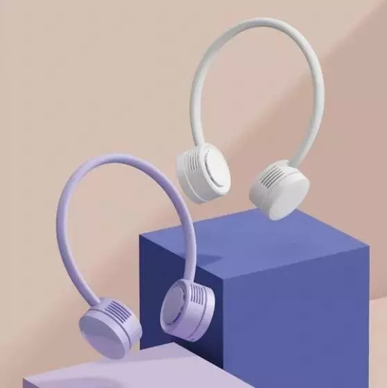 Портативный вентилятор на шею Xiaomi Thermo Portable Hanging Neck Fan (XD-GBFS01) White (Белый) CN Портативный вентилятор на шею Xiaomi Thermo Portable Hanging Neck Fan (XD-GBFS01) White (Белый) CN