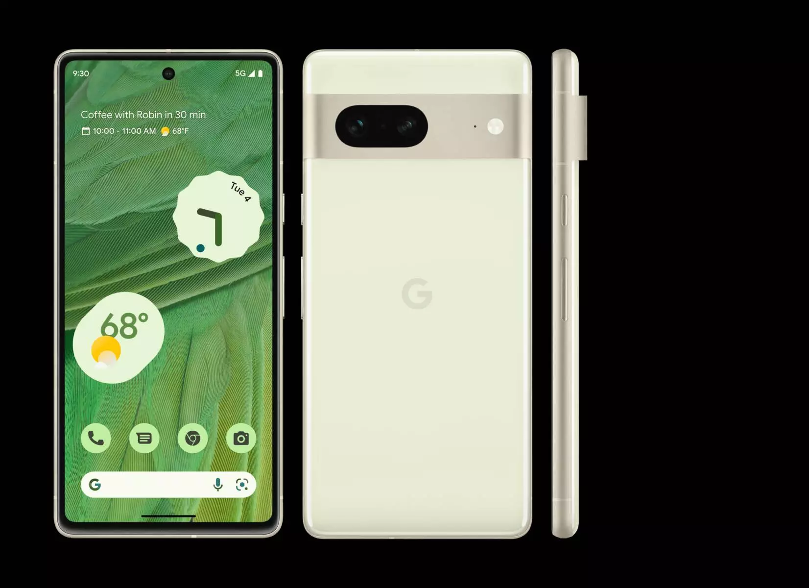 Смартфон Google Pixel 7 5G 8/128Gb Lemongrass (Зеленый) JP