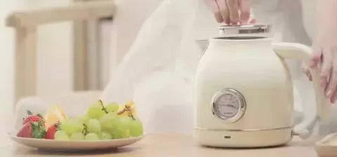 Электрочайник Qcooker Retro Electric Kettle (QS-1701) White (Белый)