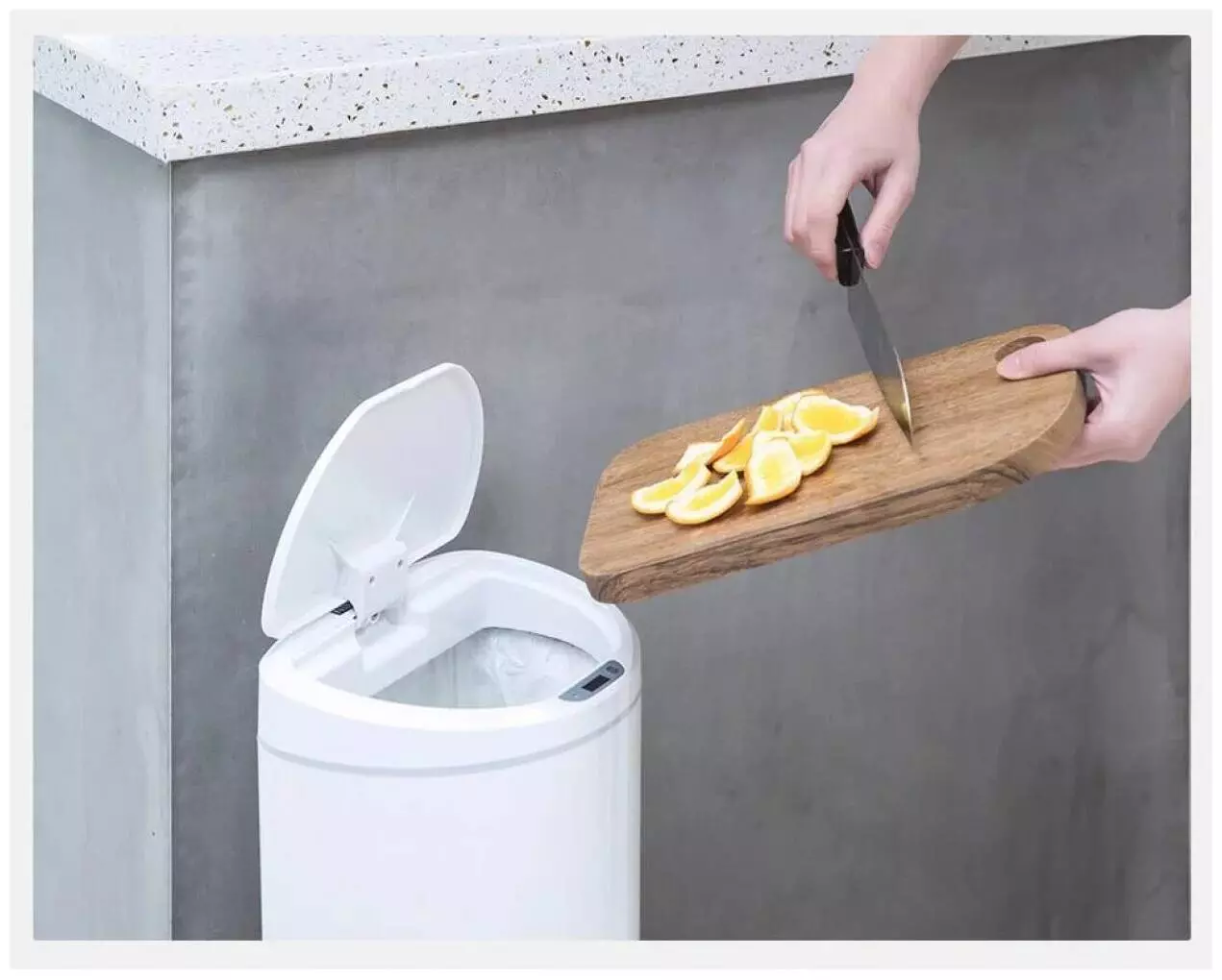 Мусорное ведро Ninestars Sensor Trash Can, 10 л (DZT-10-29S) White (Белый) Мусорное ведро Ninestars Sensor Trash Can, 10 л (DZT-10-29S) White (Белый)