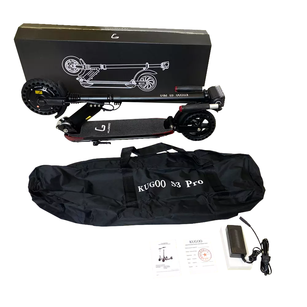 Электросамокат Kugoo S3 PRO Jilong Black (Черный)