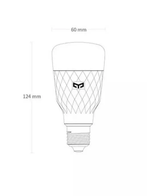 Лампа светодиодная Yeelight Smart LED Bulb 1S E27 (YLDP15YL) 8.5Вт White (Белый)