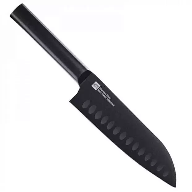 Набор Huo Hou Knife (4 ножа с подставкой) (HU0076) Black (Черный)