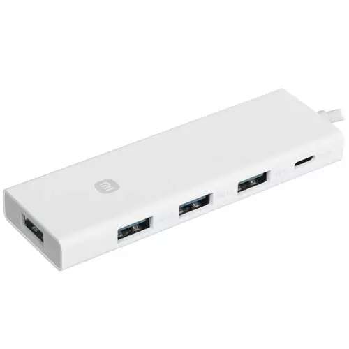Адаптер USB-хаб Xiaomi Multifunctional HUB 4-in-1 Dual Head Splitter (XMSTFXQ01YM) White (Белый) CN Адаптер USB-хаб Xiaomi Multifunctional HUB 4-in-1 Dual Head Splitter (XMSTFXQ01YM) White (Белый) CN