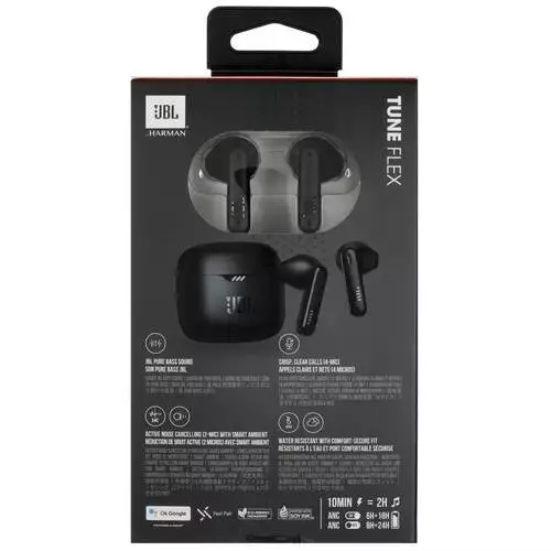 Беспроводные наушники JBL Tune Flex Black (Черный) Global Version Беспроводные наушники JBL Tune Flex Black (Черный) Global Version