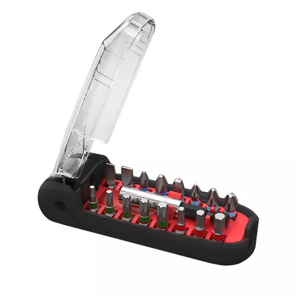 Отвертка с набором бит Xiaomi Wiha Crocodile Mounth Screwdriver 17 in 1 (18 предм.) Black (Черный) Отвертка с набором бит Xiaomi Wiha Crocodile Mounth Screwdriver 17 in 1 (18 предм.) Black (Черный)