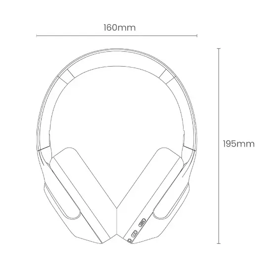 Беспроводные наушники Haylou S30 ANC Blue (Синий)