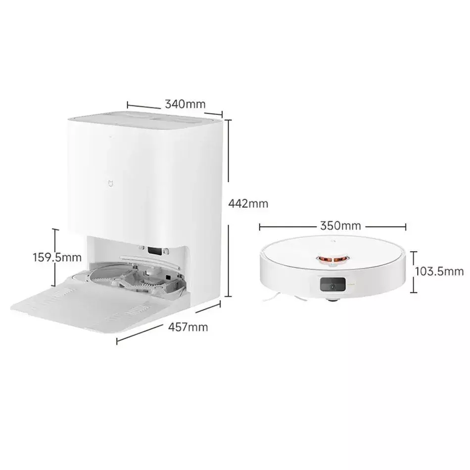 Робот-пылесос Xiaomi Mijia Mop Robot H40 (D101CN) White (Белый) CN Робот-пылесос Xiaomi Mijia Mop Robot H40 (D101CN) White (Белый) CN