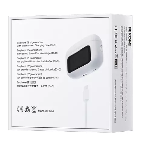 Беспроводные наушники WEKOME (ANC+ENC) WS-05 White (Белый) Беспроводные наушники WEKOME (ANC+ENC) WS-05 White (Белый)