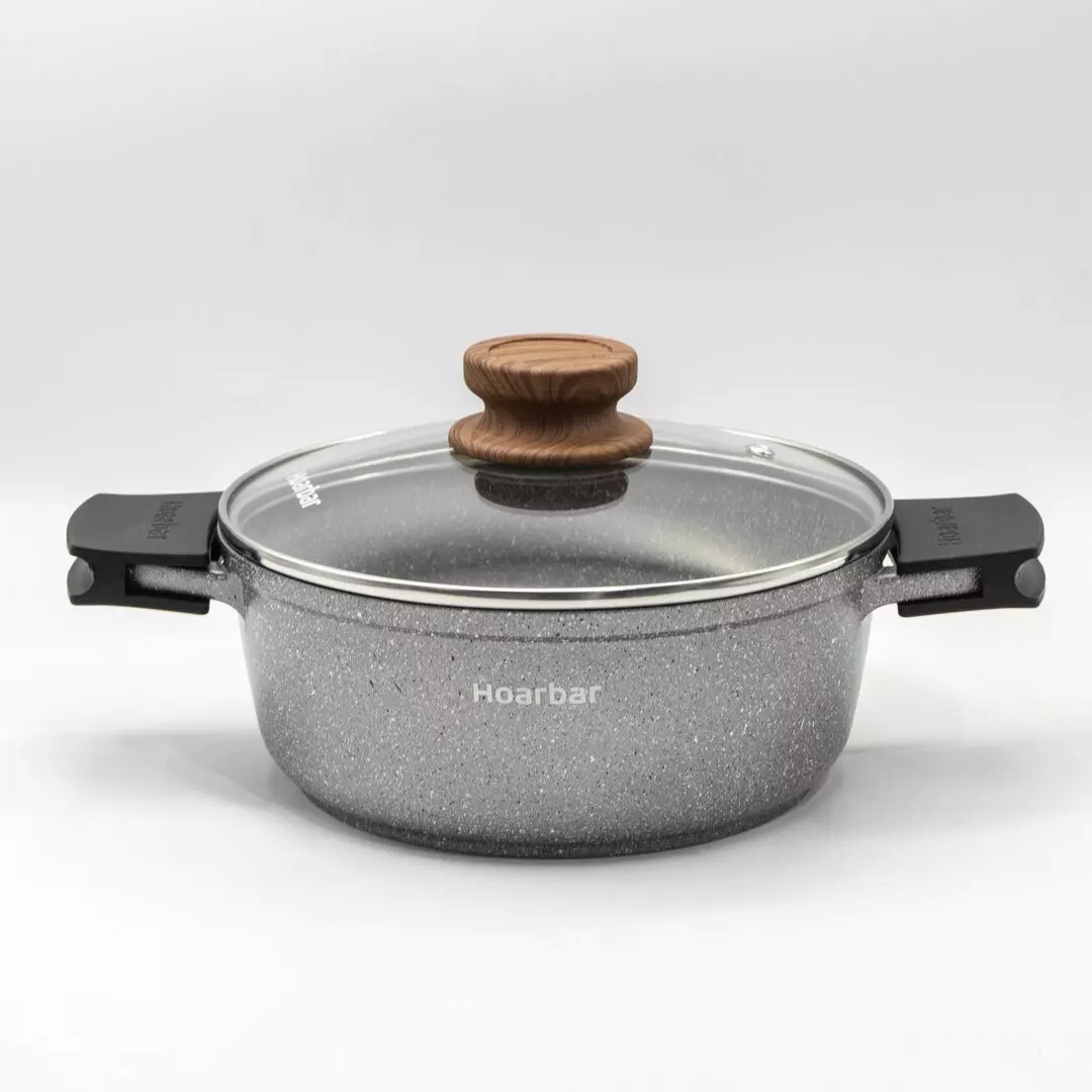 Кастрюля Hoarbar Casserole 26CM (A0326A) Gray (Серый) Кастрюля Hoarbar Casserole 26CM (A0326A) Gray (Серый)