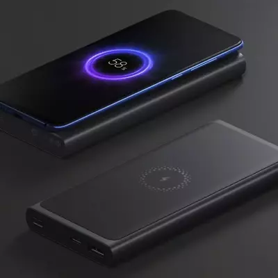 Аккумулятор Xiaomi Mi Power Bank Wireless Youth Edition 10000mAh (WPB11ZM) Black (Черный)