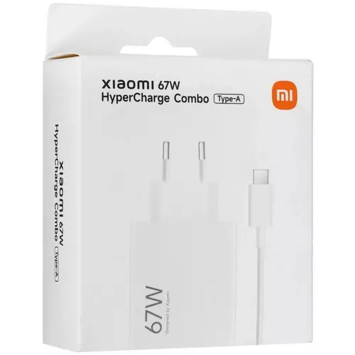 Сетевое зарядное устройство Xiaomi 67W с кабелем (MDY-12-EH) White (Белый) Сетевое зарядное устройство Xiaomi 67W с кабелем (MDY-12-EH) White (Белый)
