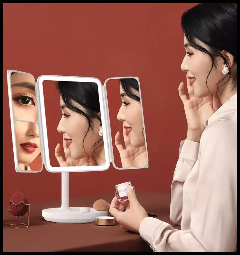 Зеркало косметическое с подсветкой Jordan & Judy LED Makeup Mirror (NV536) White (Белый) Зеркало косметическое с подсветкой Jordan & Judy LED Makeup Mirror (NV536) White (Белый)