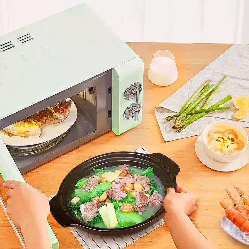 Микроволновая печь Qcooker Household Retro Microwave 20L (CR-WB01B) Green (Зеленый)